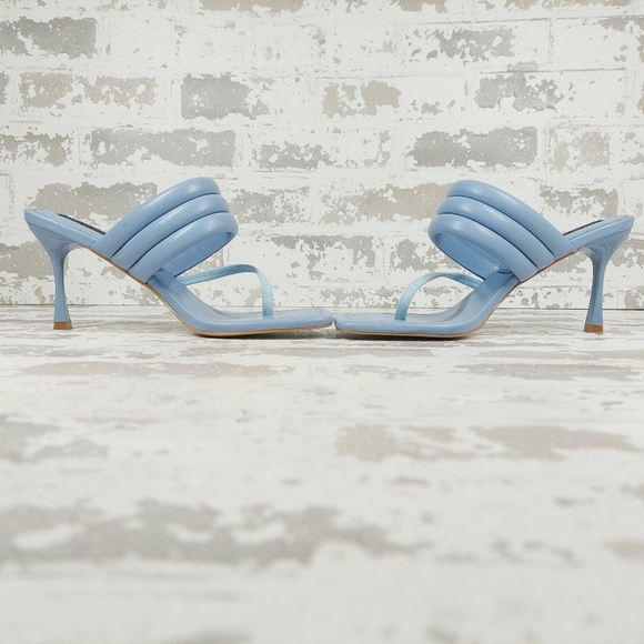 New FRENCH CONNECTION VALERIE Light Blue DRESS SANDALS i384 - Picture 7 of 13